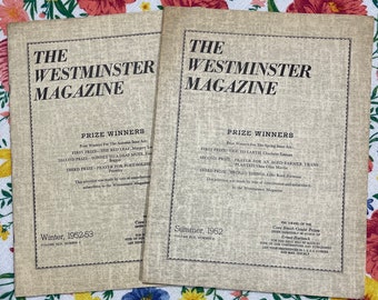 Set of 2 The Westminster Magazine
