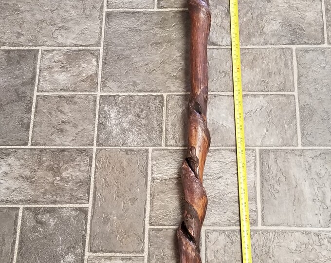 Handmade Twisted Wood Walking Stick Etsy