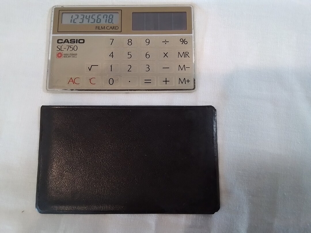 Casio film card calculator best sale