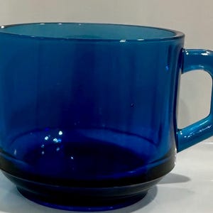 Cobalt Blue Glass Creamer