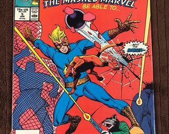 Marvel's Speedball The Masked Marvel Comic Book