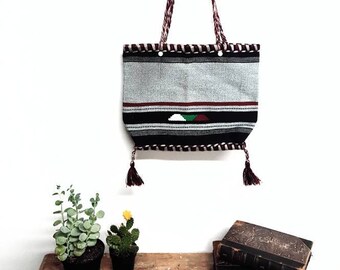 Vintage aztec Woven handbag 10x12