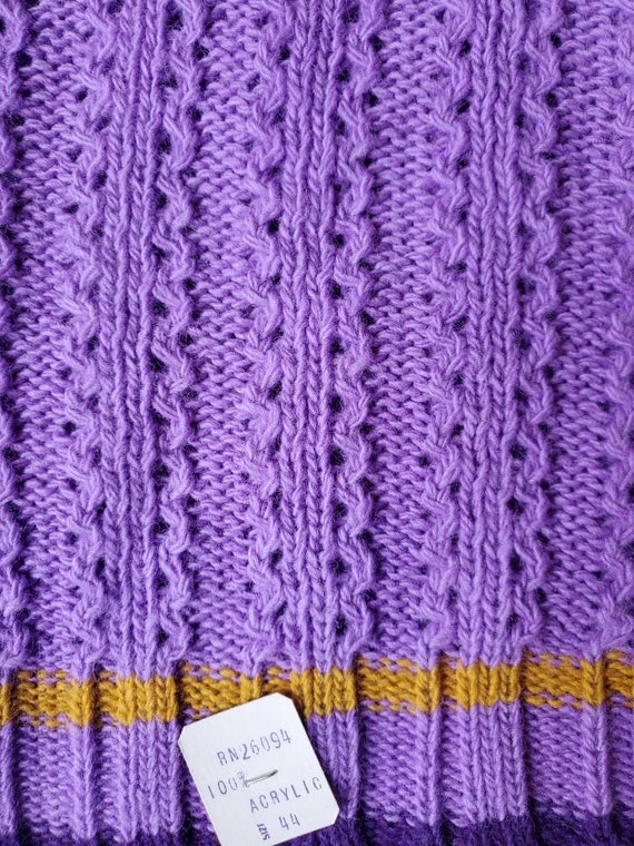 Helen Sue sweater sz L // vintage purple nwt // 1… - image 4