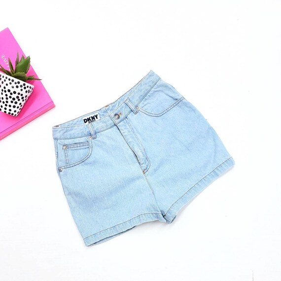 dkny denim shorts