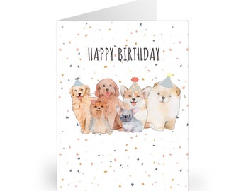 Dog Birthday card // dog gift // dog card