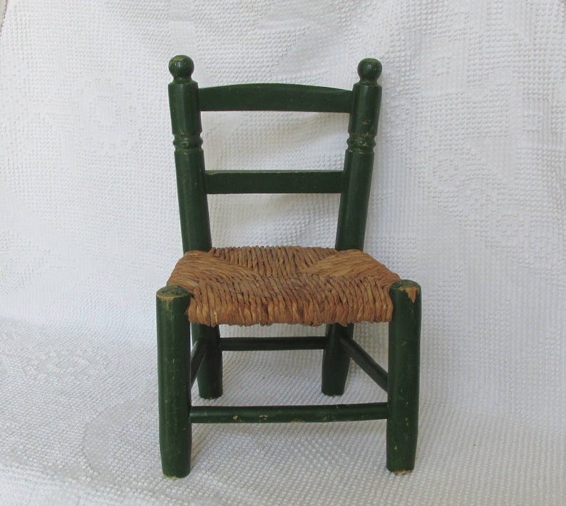 vintage doll chair