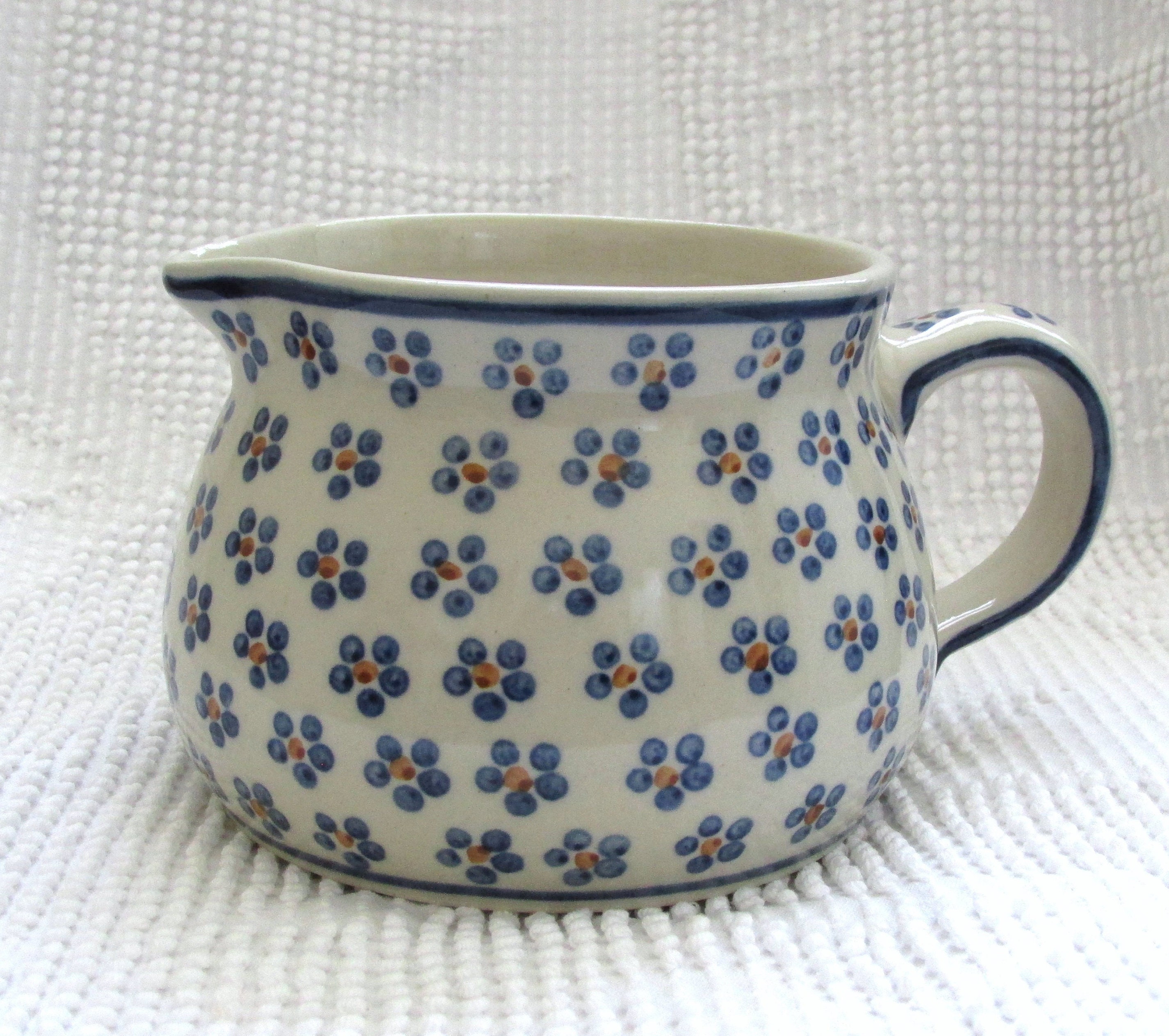 Small Milk Pitcher - Polish Pottery – Polish Pottery Place