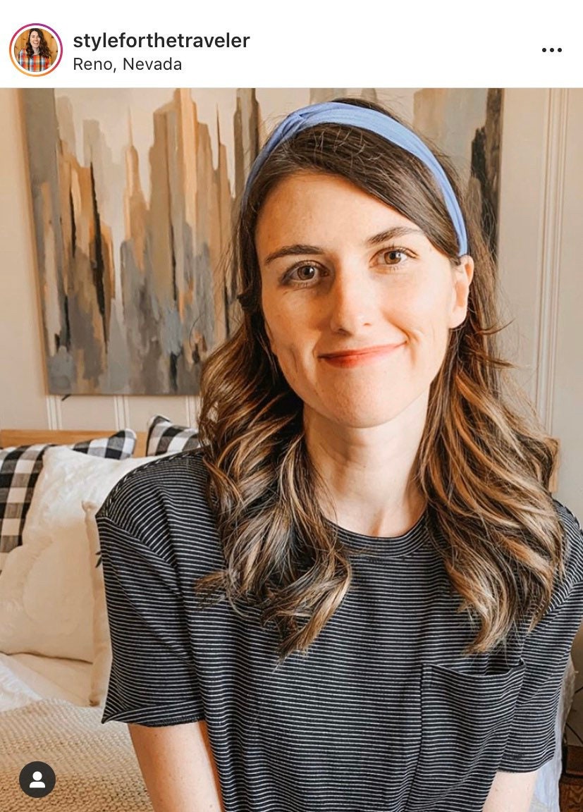 Women's Knotted Headband Yellow Floral