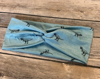 Women’s Knotted Headband - Tyrannosaurus Rex - Dinosaur Headband