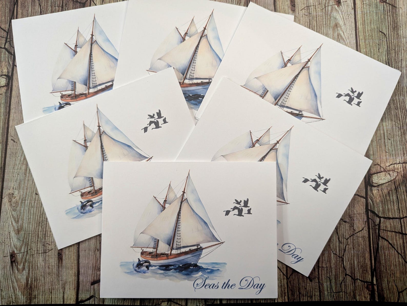 Sailing Boat Note Cards for Men: All Occasion Greeting Cards - Etsy