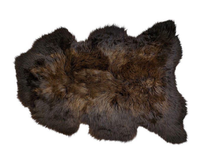 SAL 26-007 - XL Genuine Classic Sheepskin Rug Throw