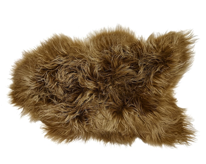 Genuine Icelandic Sheepskin - Frosted Ginger Curly