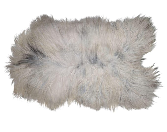 SAL 26-041 - XL Genuine Straight Icelandic Sheepskin Rug Throw