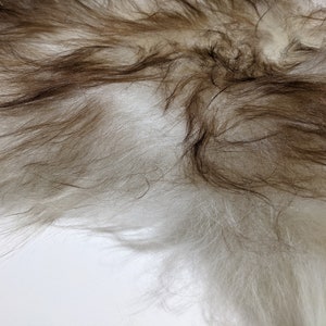 Genuine Icelandic Sheepskin Rug Throw shade of brown image 5