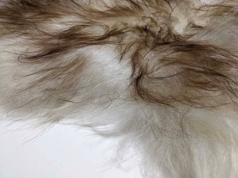 Genuine Icelandic Sheepskin Rug Throw shade of brown image 5