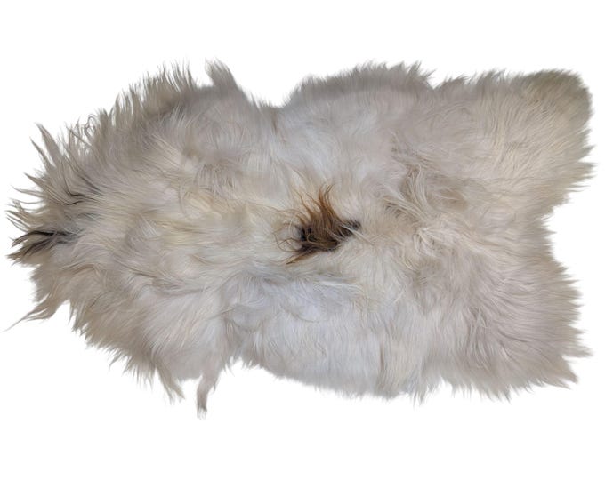 SAL 26-047 - XL Genuine Straight Icelandic Sheepskin Rug Throw