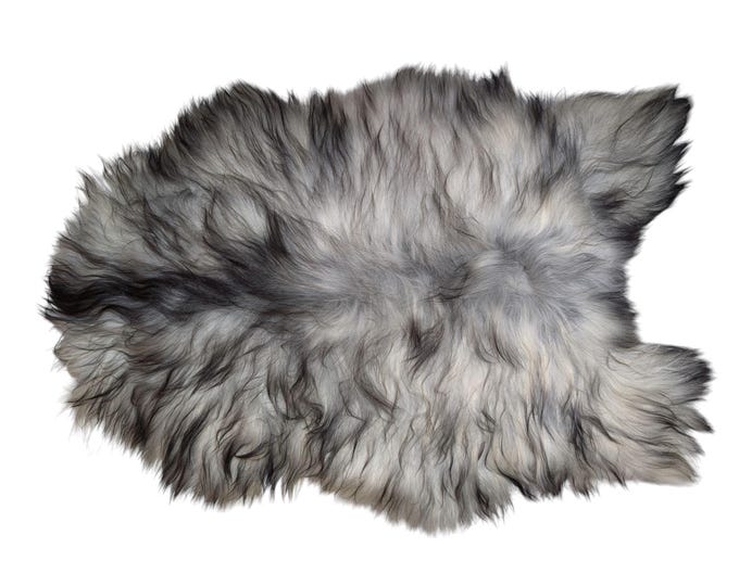 SAL 26-045 - XL Genuine Straight Icelandic Sheepskin Rug Throw
