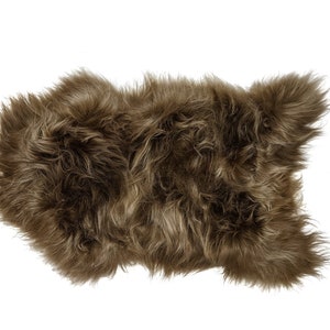 Genuine Icelandic Sheepskin - Frosted Brown