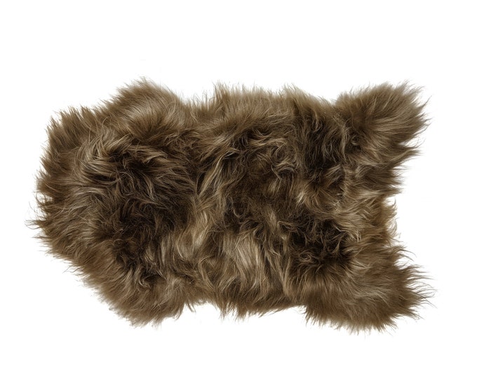 Genuine Icelandic Sheepskin - Frosted Brown