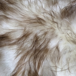 Genuine Icelandic Sheepskin Rug Throw shade of brown image 3