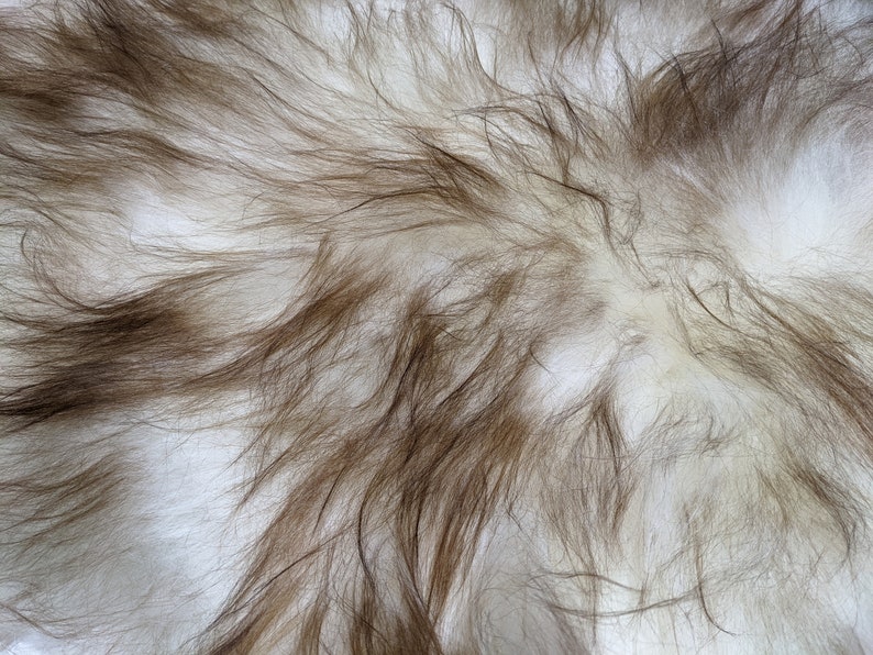 Genuine Icelandic Sheepskin Rug Throw shade of brown image 3