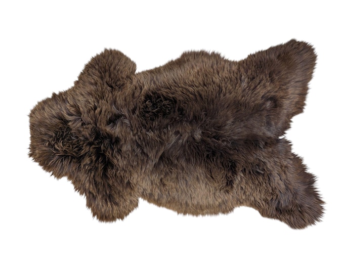 SAL 26-059 - XL Genuine Classic Straight Sheepskin Rug Throw