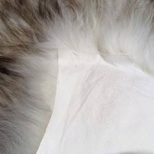 Genuine Icelandic Sheepskin Rug Throw shade of brown image 6