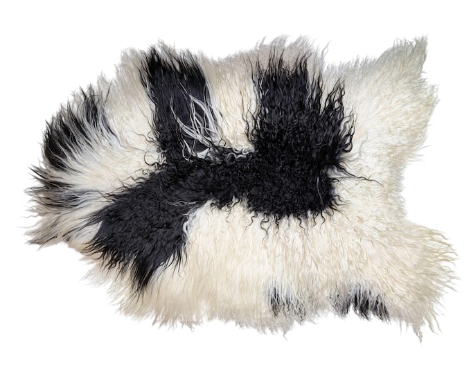 SAL 26-072 - XL Genuine Curly Icelandic Sheepskin Rug Throw