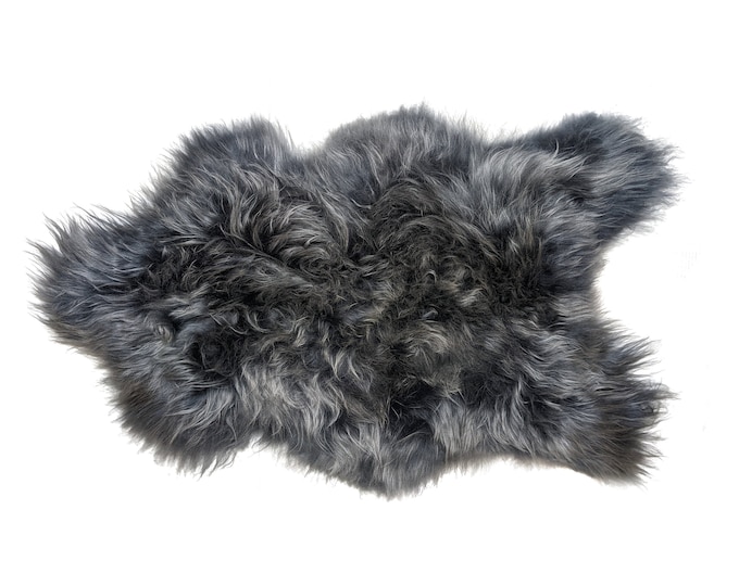 Genuine Icelandic Sheepskin - Frosted Graphite