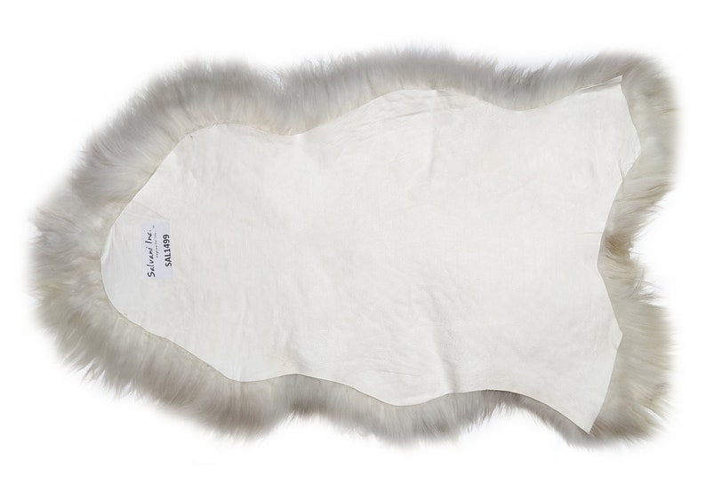 Genuine Icelandic Sheepskin Rug Throw Shade of Grey Etsy