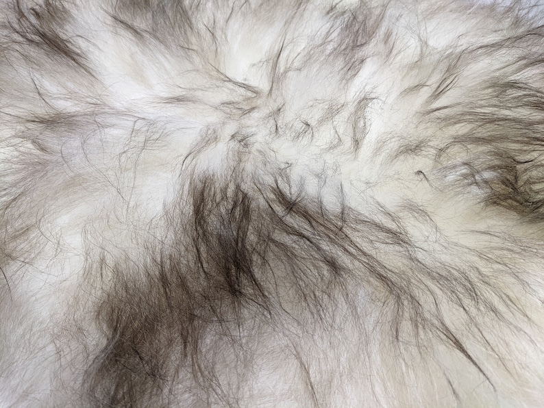 Genuine Icelandic Sheepskin Rug Throw shade of grey image 3