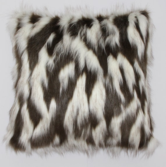 Grey 18 x 18 Befurs 100/% Real Tibetan Mongolian Lamb Fur Pillow Cover