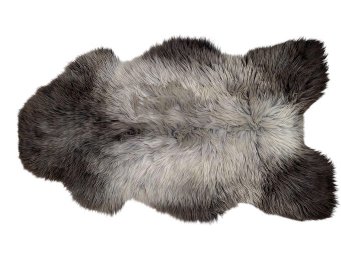 SAL 26-056 - XL Genuine Classic Straight Sheepskin Rug Throw