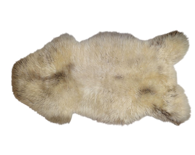 SAL 26-058 - XL Genuine Classic Straight Sheepskin Rug Throw