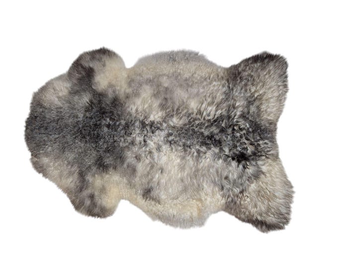 SAL 26-021 - XL Genuine Curly Classic Sheepskin Rug Throw