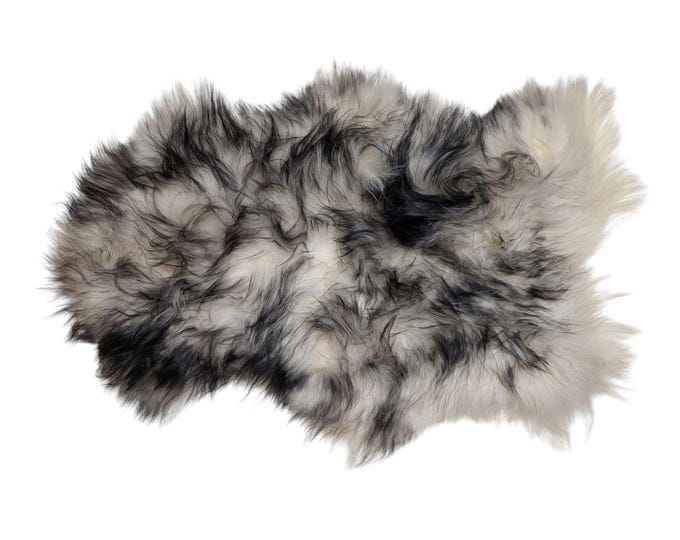Genuine Icelandic Sheepskin Rug Throw – shade of black