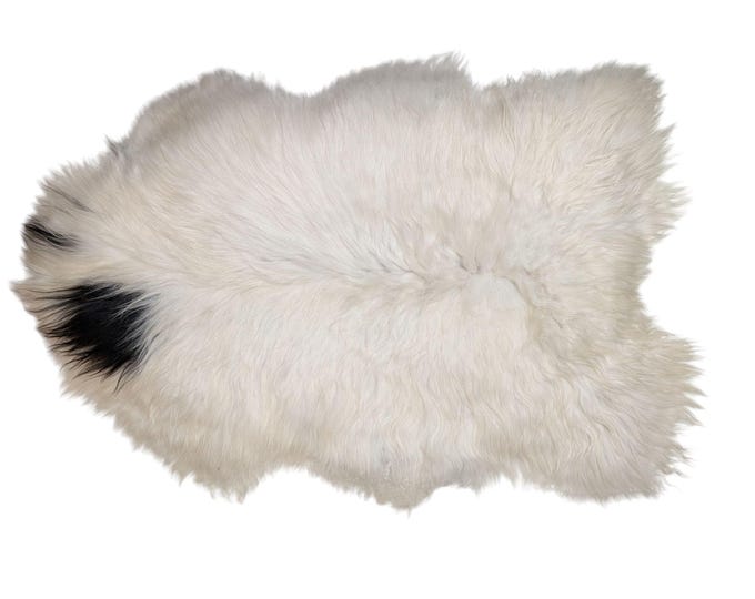 SAL 26-042 - XL Genuine Straight Icelandic Sheepskin Rug Throw