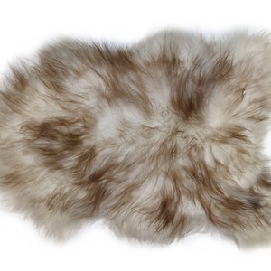 Genuine Icelandic Sheepskin Rug Throw – shade of brown