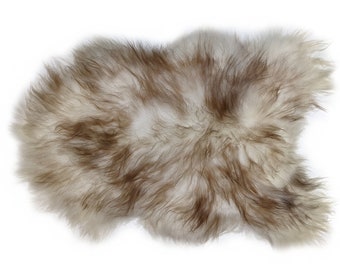 Genuine Icelandic Sheepskin Rug Throw – shade of brown