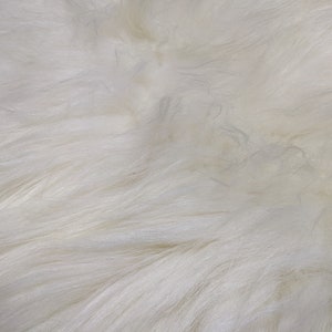 Genuine Icelandic Sheepskin Rug Throw shade of white image 3