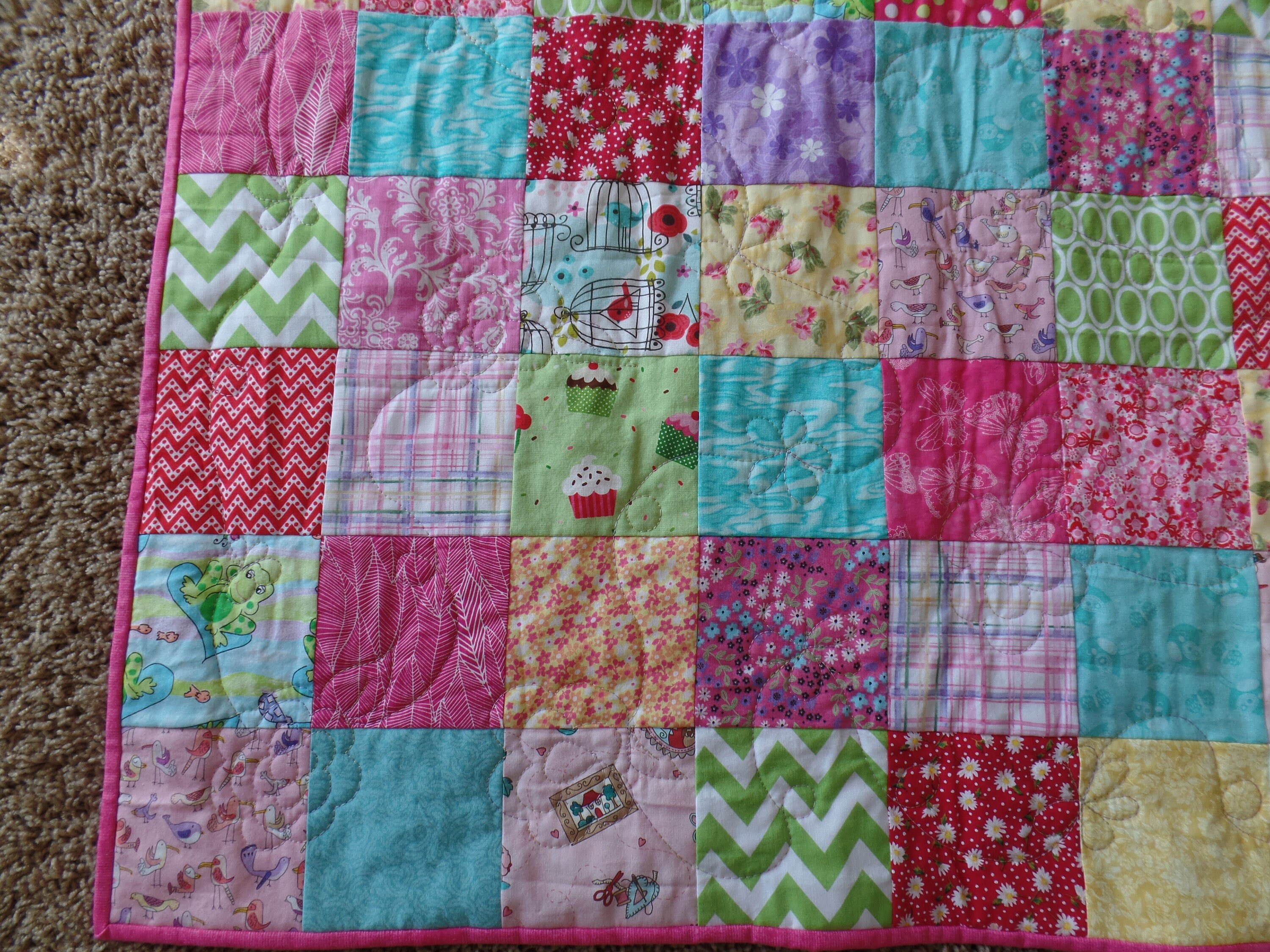 Quilt for a Girl Baby Quilt Baby Name Quilt Special Etsy