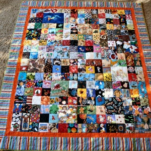 Twin Size I Spy Quilt for a Child, I Spy Quilt, Playtime Quilt, Child&#39;s Quilt, Baby Shower Gift, Grandma&#39;s Gift, Playtime Blanket, Play