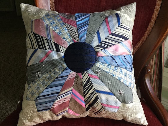 Custom Tie Pillow 14 Tie Pillow Necktie Pillow With 20 Etsy