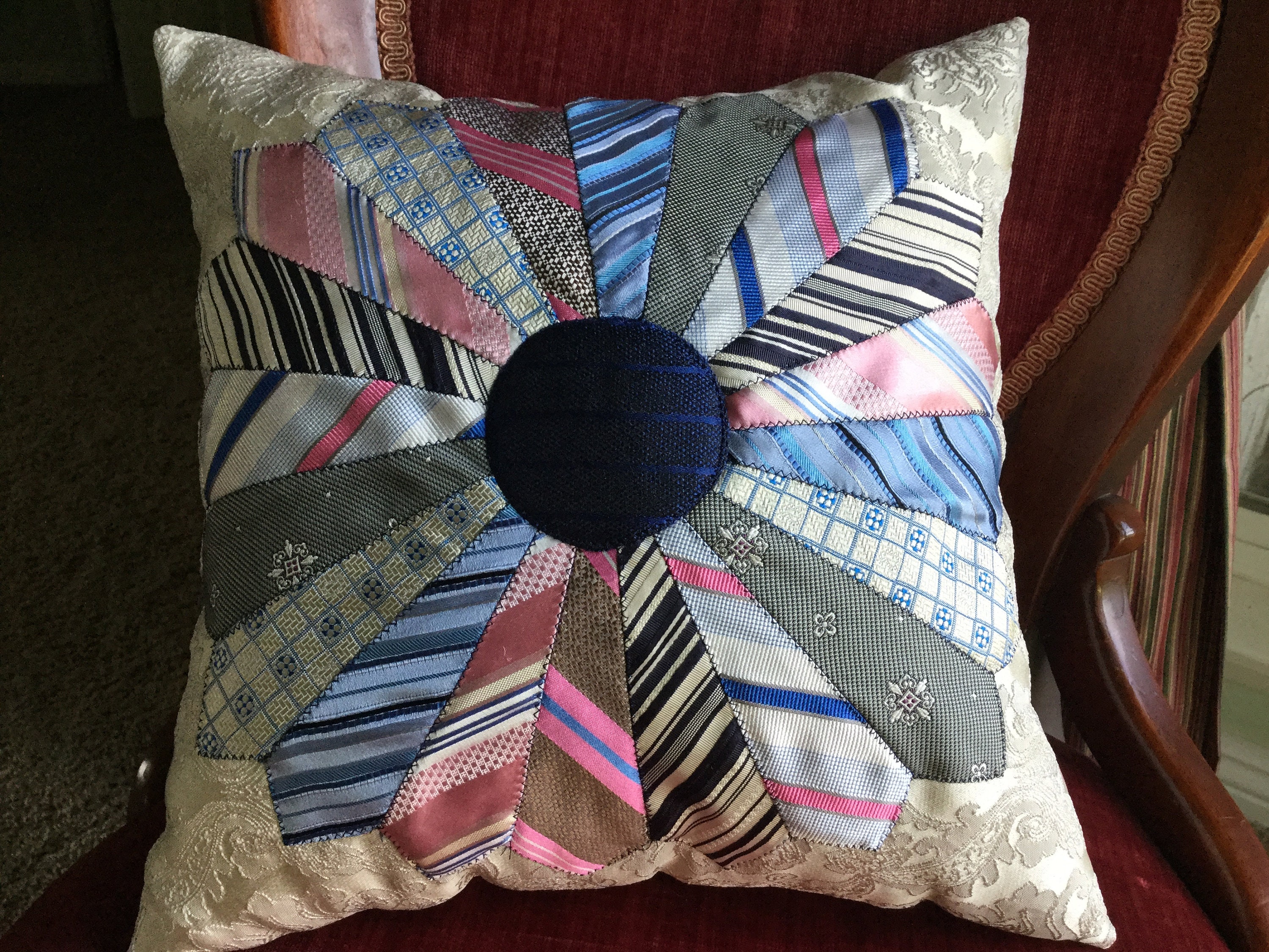 Custom Tie Pillow 14 Tie Pillow Sham Necktie Pillow With 20 Etsy
