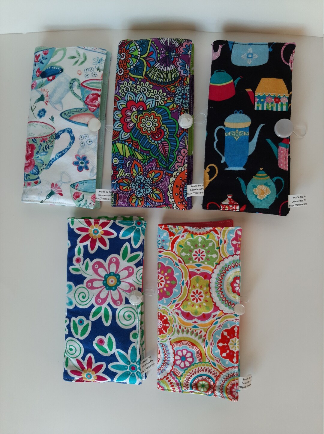 Tea Wallet Travel Tea Bag Case Tea Holder Portable Tea Etsy