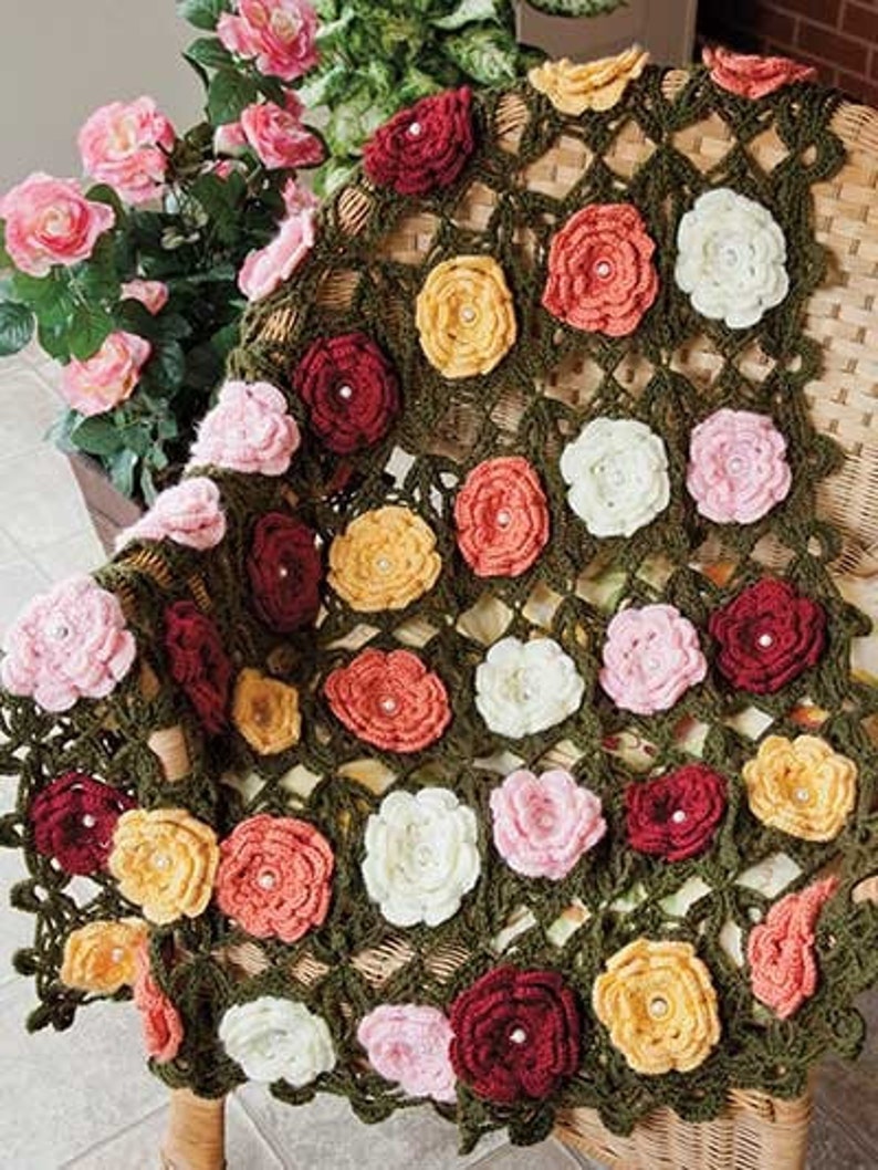 Wild Roses Throw