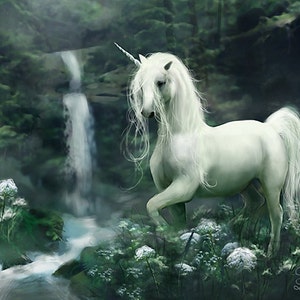 Unicorn Fantasy Cross Stitch Pattern PDF