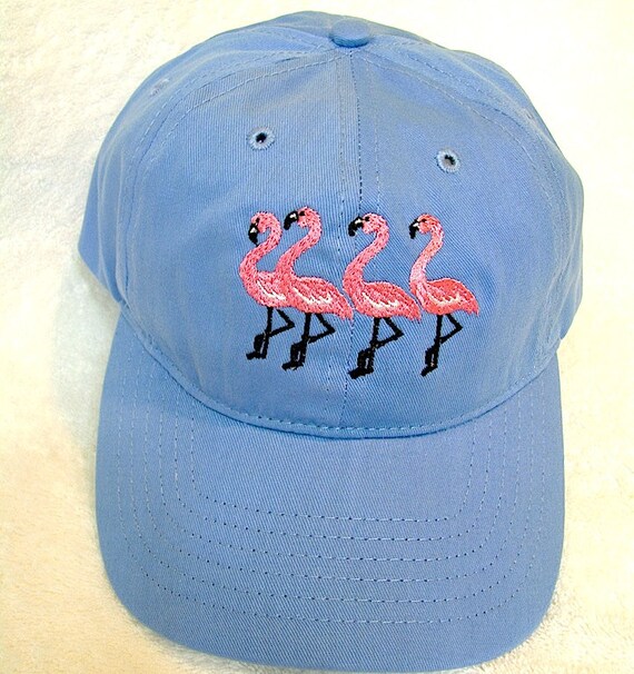 Blue Flamingo Cap Flamingo Pink 