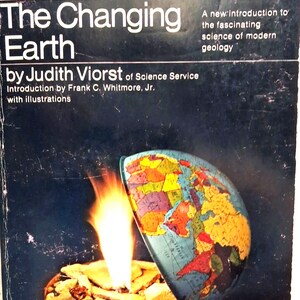 Vintage Paperback The Changing Earth 1967 Earth's Continuous Evolution Judith Viorst