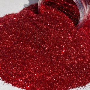 REDRUM Red Holographic Ultra Fine Glitter Fine Red Glitter Polyester  Glitter Tumbler Glitter Resin Glitter Christmas Glitter 